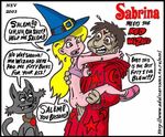  archie_comics nev sabrina_spellman sabrina_the_teenage_witch salem_saberhagen 