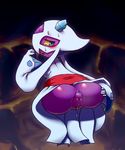  7th anus blush female floating froslass looking_at_viewer looking_back nintendo pok&#233;mon pokemon presenting pussy solo video_games 