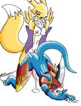  digimon flamedramon mewtwox renamon tagme 