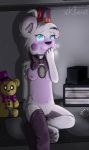  2018 animatronic anthro bear blush digital_media_(artwork) female five_nights_at_freddy&#039;s funtimefreddy looking_at_viewer machine mammal nipples pussy robot smile solo video_games xk1rarax 