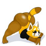  aggressive_retsuko aggretsuko9091-89_(artist) big_butt bottomless bracelet butt clothed clothing female jewelry mammal partially_clothed red_panda retsuko sanrio 