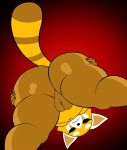  aggressive_retsuko aggretsuko9091-89_(artist) big_butt butt female mammal nude pussy pussy_juice red_panda retsuko sanrio solo thick_thighs 