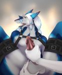  azaly balls bdsm blush bondage bound cum foreplay handjob male male/male penis sergal sergeantyakirr sex teasing thorin 