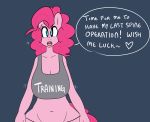  &lt;3 2015 anthro anthrofied big_breasts breasts dialogue earth_pony english_text equine female friendship_is_magic horse huge_breasts hugtastic_pinkie_pie mammal my_little_pony pinkie_pie_(mlp) pony solo somescrub text 