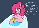  anthro anthrofied bath big_breasts breasts digital_media_(artwork) earth_pony english_text equine female friendship_is_magic horse hugtastic_pinkie_pie mammal my_little_pony nude pinkie_pie_(mlp) pony solo somescrub text water 