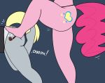  2015 anthro big_butt butt derpy_hooves_(mlp) digital_media_(artwork) duo earth_pony equine female friendship_is_magic horse hugtastic_pinkie_pie mammal my_little_pony pinkie_pie_(mlp) pony somescrub 