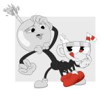  animate_inanimate balls cartoon_network cuphead_(character) cuphead_(game) duo enookie hot_dogging julius_oppenheimmer_jr. male male/male nightmare_fuel not_furry object_head penis the_amazing_world_of_gumball tongue 