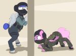  backpack camo clothing equine fan_character female gabby halo headphones mammal marsminer my_little_pony pegasus rainbow_six:_siege vest wings 