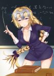  cleavage fate/grand_order jeanne_d&#039;arc jeanne_d&#039;arc_(fate) san_dao_wen 