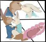  blush clothed clothing cum cum_inside cumshot ejaculation female incest internal kissing lagomorph male male/female mammal orgasm partially_clothed penetration peter_rabbit rabbit sex sibling sister torinsangel vaginal vaginal_penetration 