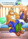  anthro avian canine crib diaper falco_lombardi fox fox_mccloud infantilism male male/male mammal nintendo star_fox urine video_games wet wetting zuago 