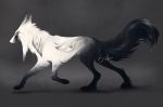  canine digital_media_(artwork) feral mammal paws safiru simple_background solo wolf 
