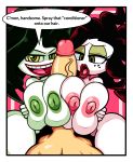  big_breasts big_penis breasts cartoon_network dialogue dreamcastzx1 english_text female first_person_view group group_sex hi_res huge_breasts huge_penis human human_on_humanoid humanoid male male/female male_pov mammal not_furry penis powerpuff_girls powerpuff_girls_z sedusa sex sweetdandy text threesome titfuck 