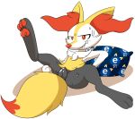  alpha_channel animal_genitalia animal_pussy braixen canine_pussy e621 feet female nintendo paws pok&eacute;mon pok&eacute;mon_(species) presenting presenting_pussy pussy simple_background smile spongegasm spread_legs spreading sweat transparent_background video_games 