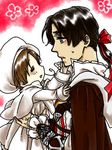  assassin's_creed_(series) assassin's_creed_ii axis_powers_hetalia chibitalia_(hetalia) ezio_auditore_da_firenze multiple_boys northern_italy_(hetalia) 