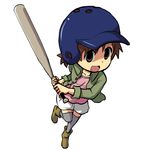  b3 bad_id bad_pixiv_id baseball_bat baseball_helmet brown_eyes brown_hair empty_eyes helmet hirasawa_ui k-on! short_hair solo 