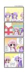  4koma aotan_nishimoto bangs comic hiiragi_kagami hiiragi_tsukasa lucky_star multiple_girls purple_hair takara_miyuki translated 