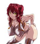  bb big_breasts breasts erect_nipples gundam gundam_00 hanging_breasts hips huge_breasts large_breasts madhatter_hello nena_trinity nipples puffy_nipples red_hair see-through see_through sweat_stain thighs wide_hips 