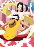  1boy 1girl anal boa_hancock breasts large_breasts monkey_d_luffy one_piece salome_(one_piece) vaginal 