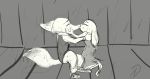  2016 anthro canine disney duo female fox judy_hopps kissing lagomorph male mammal nick_wilde rabbit raining trashasaurusrex zootopia 