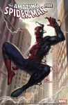  copyright_name full_body highres in-hyuk_lee logo male_focus marvel muscle official_art signature solo spider-man spider-man_(series) superhero symbiote venom_(marvel) watermark web_address webbing 