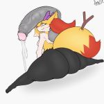  anthro balls big_balls big_butt blush braixen butt cum cum_drip disembodied_penis dripping duo female huge_balls huge_butt humanoid_penis hyper hyper_balls hyper_butt hyper_penis kingofacesx looking_at_penis male male/female nintendo nude penis penis_on_face pok&eacute;mon pok&eacute;mon_(species) retracted_foreskin smile spread_legs spreading sweat sweatdrop thick_thighs uncut vein video_games 