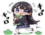  :d bangs black_hair black_jacket blazer blue_eyes blue_skirt blush book braid brown_footwear chibi eyebrows_visible_through_hair flying_sweatdrops hair_between_eyes hair_ornament hairclip jacket kanikama loafers long_hair long_sleeves looking_at_viewer lowres motion_lines nijisanji nose_blush object_hug open_mouth plaid plaid_skirt pleated_skirt school_uniform shoes skirt smile solo sparkling_eyes standing standing_on_one_leg sweat thighhighs tsukino_mito v-shaped_eyebrows very_long_hair virtual_youtuber white_background white_legwear 