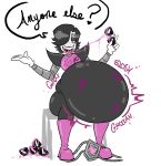  &lt;3 abdominal_bulge actually--mettaton anon belly big_belly black_hair boots bulge butt clothing dialogue english_text eyewear fangs footwear glasses gurgle hair hi_res high_heels humanoid hyper hyper_belly machine male mettaton mettaton_ex open_mouth pink_eyes pink_saliva post_vore robot saliva sharp_teeth shoes simple_background sitting slosh stomach_noises sunglasses teeth text tongue tongue_out undertale video_games vore white_background wide_hips 