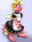  cassie_(dragon_tales) clothing dragon dragon_tales female maid_uniform shockley23 solo uniform 