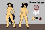  2018 anthro areola black_hair breasts butt cutie_mark digital_media_(artwork) elzzombie english_text equine fan_character female hair hi_res horn mammal model_sheet my_little_pony nipples nude pussy text unicorn 