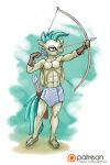  aiming alpha_channel anthro anthrofied archer avian clothed clothing featureless_chest friendship_is_magic hippogryph invalid_tag loincloth male my_little_pony navel patreon plantigrade simple_background sketch smudge_proof teenager terramar topless transparent_background young 