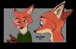  2018 anthro canine clothing disney fox fur green_eyes hi_res male mammal nick_wilde qalcove zootopia 