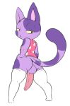  alpha_channel animal_crossing anthro backsack balls bob_(animal_crossing) bottomless butt cat clothed clothing erection feline girly hand_on_hip leggings legwear looking_back male mammal nintendo penis simple_background solo somnamg thigh_highs transparent_background video_games 