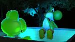  3d_(artwork) ambigious_gender butt digital_media_(artwork) game_(disambiguation) green_yoshi hot_tub koopa koopa_troopa mario_bros nintendo peterheat reptile scalie source_filmmaker turtle video_games water yoshi 