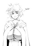  1girl breast_expansion breasts cleavage harry_potter huge_breasts lips looking_at_viewer maydrawfag merula_snyde monochrome 