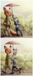  2018 absurd_res anthro canine clothed clothing comic disney female fox fur hi_res judy_hopps justcallmemental lagomorph male mammal nick_wilde rabbit simple_background zootopia 