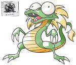  commentary creature crocky english_commentary full_body legs_apart no_humans pokemon pokemon_(creature) pokemon_rgby_beta shenanimation simple_background solo sprites standing white_background wide-eyed 