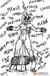  anthro anthrofied bdsm begging blindfold bondage bound changeling female friendship_is_magic my_little_pony navel nipples orgasm_denial pubes pussy queen_chrysalis_(mlp) shaking smudge_proof solo spreadeagle sybian_machine trembling wet 