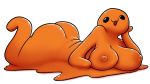  2018 alpha_channel big_breasts big_butt black_eyes breasts butt cute female goo goo_creature hi_res invalid_tag kea_(artist) looking_at_viewer lying nipples no_hands nude scp-999 scp_foundation simple_background slime solo transparent_background what 
