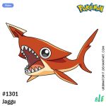  creature full_body jug_(pokemon) logo no_humans number pokemon pokemon_(creature) pokemon_rgby_beta shark sharp_teeth signature solo standing teeth transparent_background urbinator17 watermark web_address 