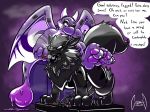  ! 2018 3_toes ? anthro arcanine bdsm bondage bound canine cigar claws dialogue digital_drawing_(artwork) digital_media_(artwork) domination dragon duo english_text hi_res hindpaw horn male mammal membranous_wings nintendo nude pawpads paws pok&eacute;mon pok&eacute;mon_(species) purple_background purple_pawpads rubber sculpture shiny simple_background smile soul-silver-dragon speech_bubble statue teeth text toe_claws toes toony video_games wings 
