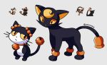  bellrun black_cat cat closed_mouth cow_bell creature deviantart_username frown gooompy no_humans pokemon pokemon_(creature) pokemon_gsc_beta ringring_(pokemon) signature simple_background sprites standing yellow_eyes 