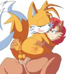  2018 absurd_res anthro anthro_on_anthro anus balls blue_eyes butt canine chipmunk cum cum_in_pussy cum_inside dipstick_tail duo female fox fur hand_on_butt hi_res male male/female male_penetrating mammal miles_prower multicolored_tail naughty_face nude orgasm penetration penis rodent sally_acorn senshion sex sonic_(series) vaginal vaginal_penetration video_games white_fur yellow_fur 