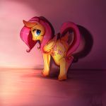  2018 anus blep blue_eyes butt cute cutie_mark dark dock equine eyebrows eyelashes feathered_wings feathers female feral floppy_ears fluttershy_(mlp) friendship_is_magic hair hi_res hooves looking_back mammal miokomata my_little_pony nude pegasus pink_hair presenting presenting_hindquarters presenting_pussy puffy_anus pussy raised_tail shadow signature smile solo standing tongue tongue_out wings yellow_feathers 