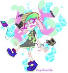  abstract_background abxy alpha_channel anthro bubble clothed clothing drooling eyelashes female footwear game_boy hair hairband hairclip hat humanoid invalid_tag jewelry nintendo nintendo_ds open_mouth pink_hair saliva sea sea_anemone shirt shoes signature simple_background smile solo splatoon superpooper24 t-shirt transparent_background video_games water wristband 