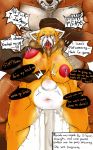  aggressive_retsuko big_breasts big_dom_small_sub blood blush bound breasts bruised canine cum cum_drip cum_inside dripping english_text female forced fox hakiahki inflation larger_male male male/female mammal nipples nude open_mouth penetration penis rape red_panda retsuko rough_sex sex simple_background size_difference tears text tongue tongue_out white_background 