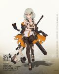  black_sclera covering covering_breasts fingerless_gloves girls_frontline gloves green_eyes gun heterochromia hood hooded_jacket jacket knee_pads mismatched_sclera official_art pantyhose rifle shoes sneakers sniper_rifle tac-50 tac-50_(girls_frontline) terras torn_clothes torn_legwear weapon yellow_eyes 