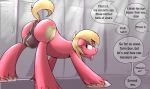  anus ass_up backsack balls big_balls big_macintosh_(mlp) blonde_hair butt cutie_mark dialogue earth_pony english_text equine feral friendship_is_magic fur hair half-closed_eyes hooves horse inside locker locker_room looking_back male mammal my_little_pony open_mouth pony presenting presenting_hindquarters red_fur sidekick solo speech_bubble standing text tongue tongue_out unseen_character yellow_tail 