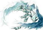  12takase14 angelic_wings anime armor digimon horn light_theme omnimon omnimon_merciful_mode simple_background white_armor white_background white_wings wings 