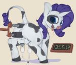  alternate_species anal bovine breast_milking cattle fan_character female friendship_is_magic horn lactating machine mammal marsminer my_little_pony open_mouth raricow_(mlp) rarity_(mlp) teats tongue tongue_out vaginal 